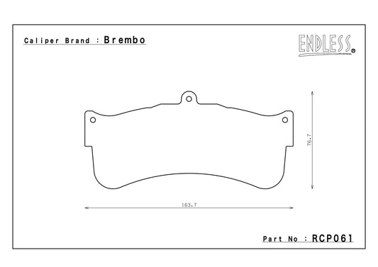 Front axle RCP061-29mm