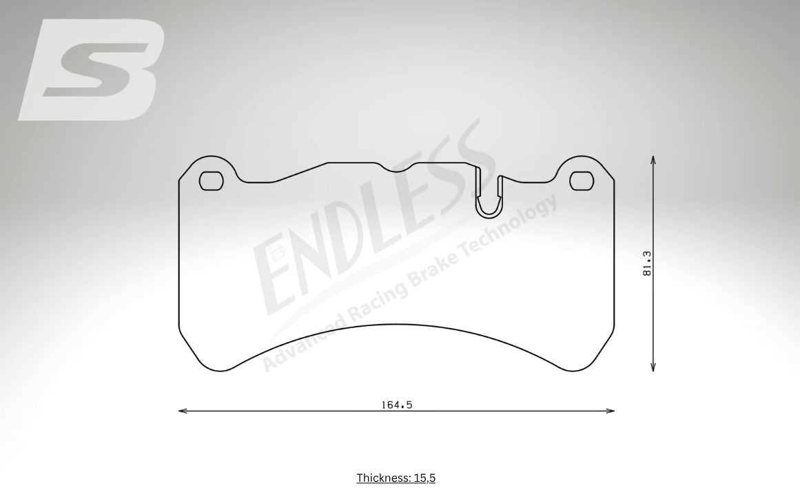 Endless Bremsbeläge Vorderachse für Alfa Romeo Art. A13300