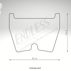 Endless Bremsbeläge Vorderachse für Audi Art. A13590