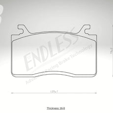 Endless Bremsbeläge Vorderachse für Alfa Romeo Art. A23900