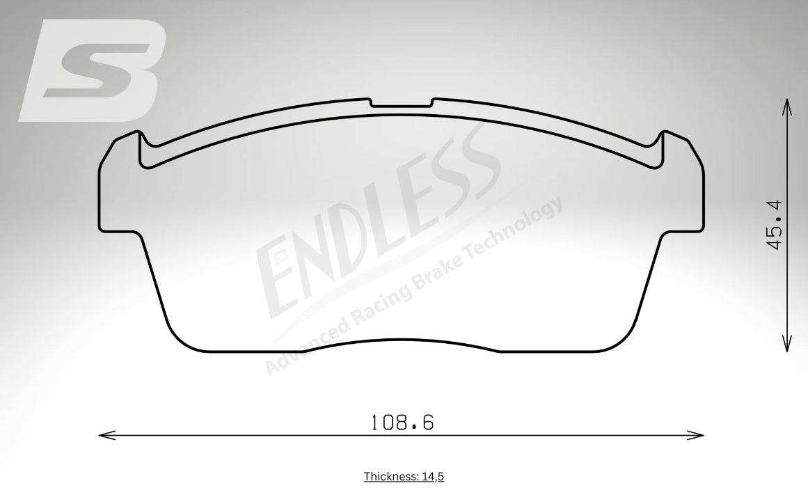 Endless Bremsbeläge Vorderachse für Suzuki Art. B43150