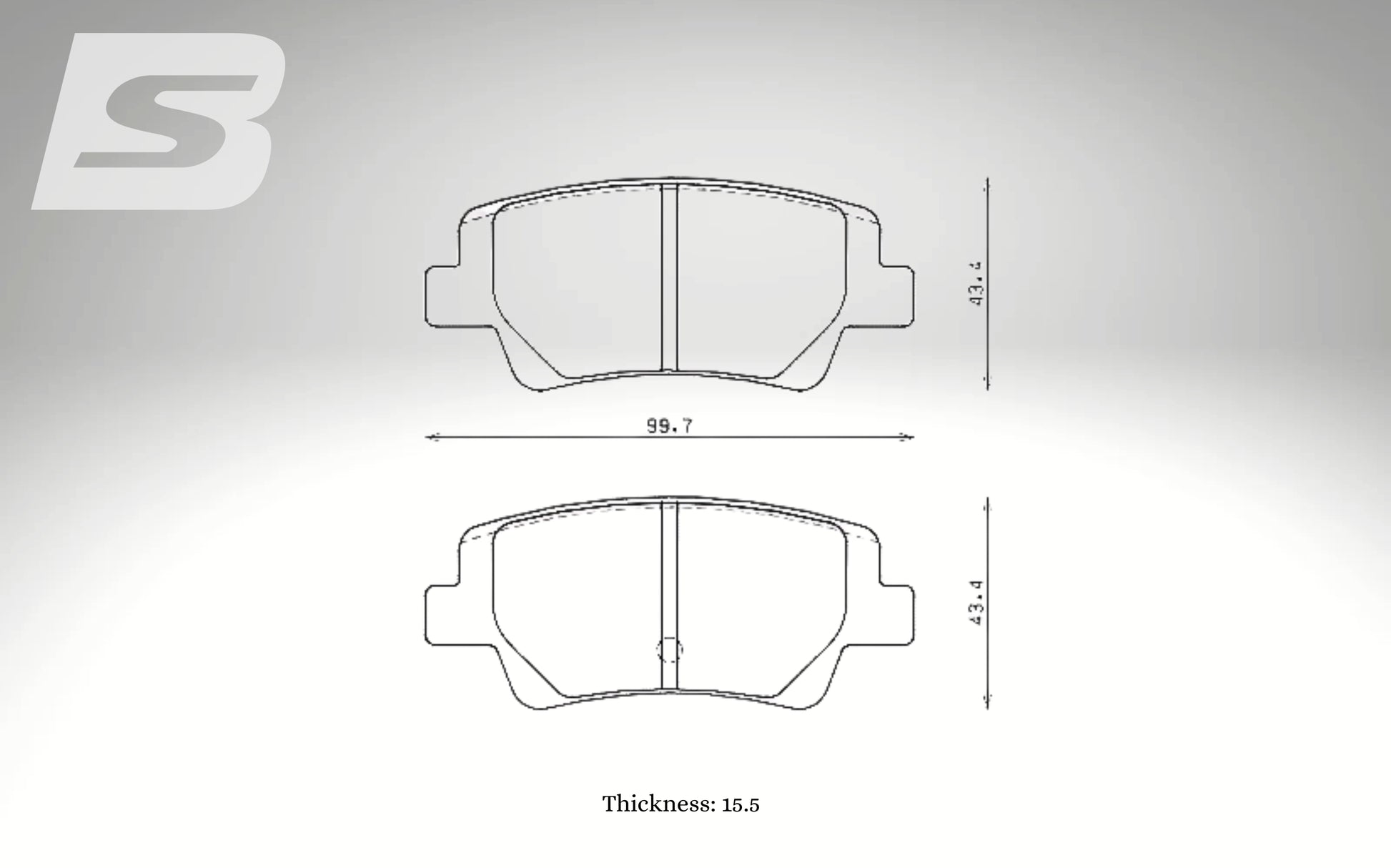 Endless Bremsbeläge Hinterachse für Hyundai Art. C93880