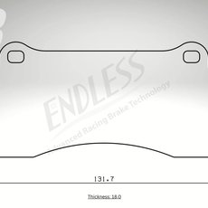 Endless Bremsbeläge Vorderachse für Aston Martin Art. A13270