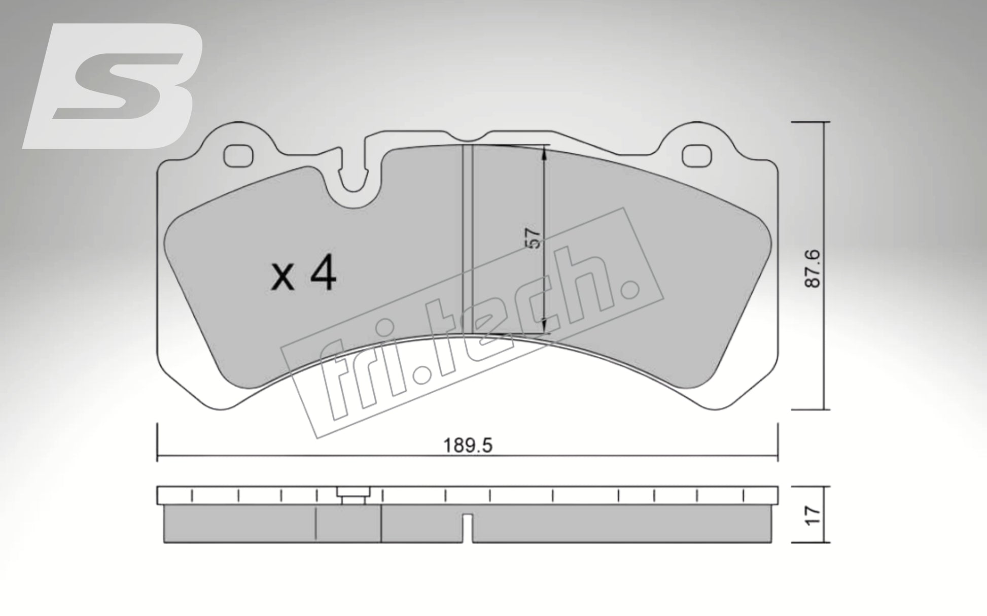 fri.tech. Bremsbeläge Vorderachse für Volvo Art. F133280