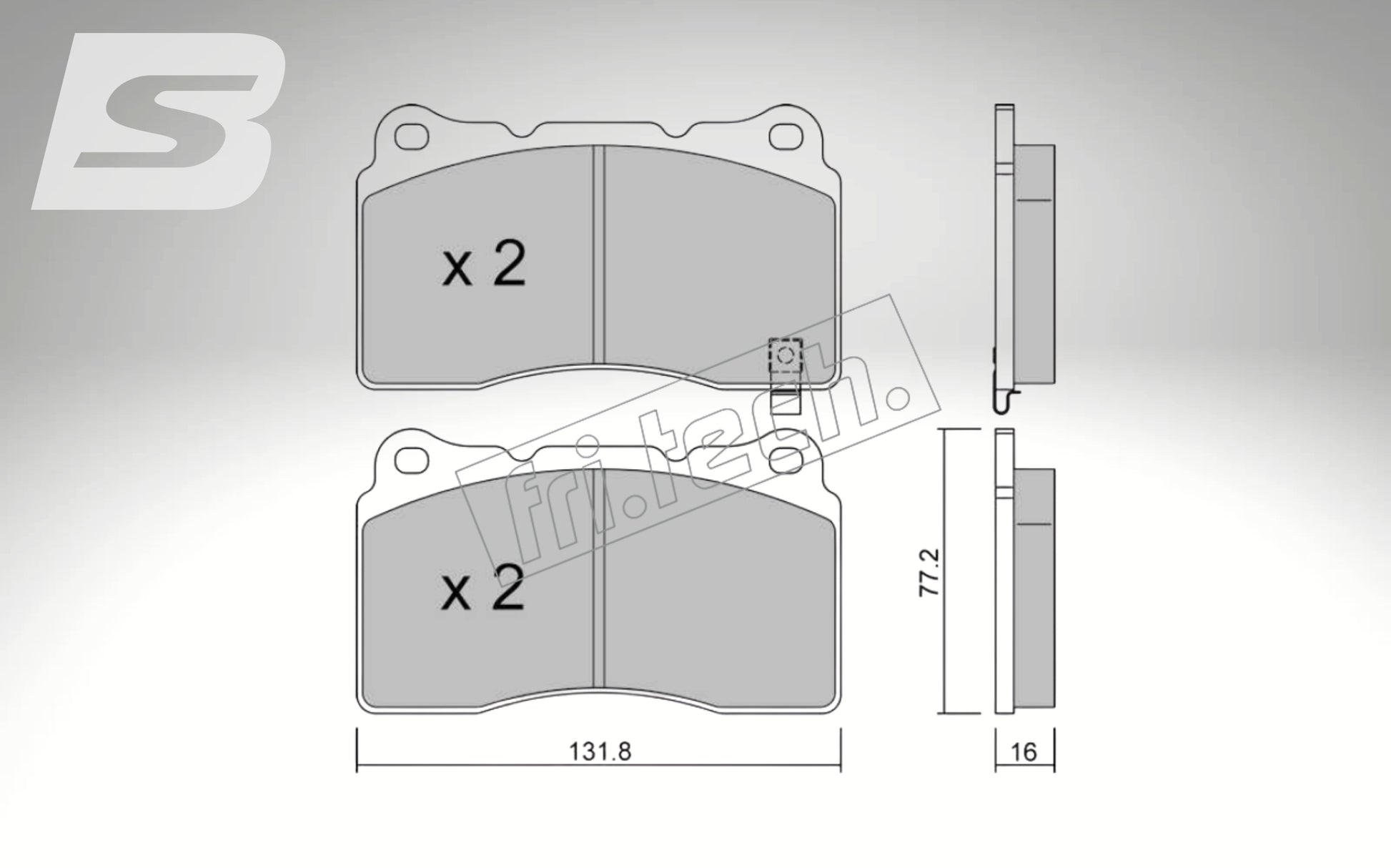 fri.tech. Bremsbeläge Vorderachse für Subaru Art. F23975