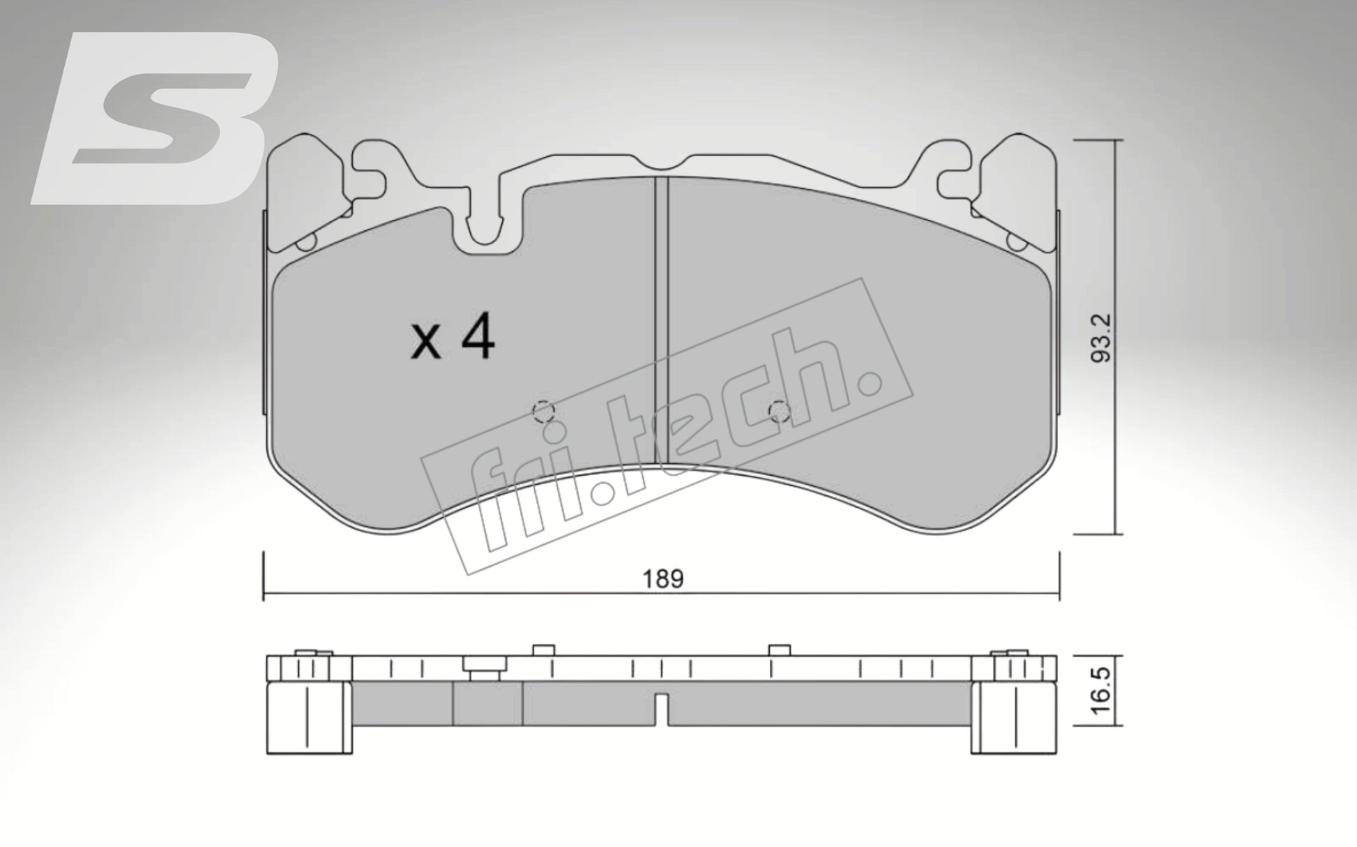 fri.tech. Bremsbeläge Vorderachse für Audi Art. F131981