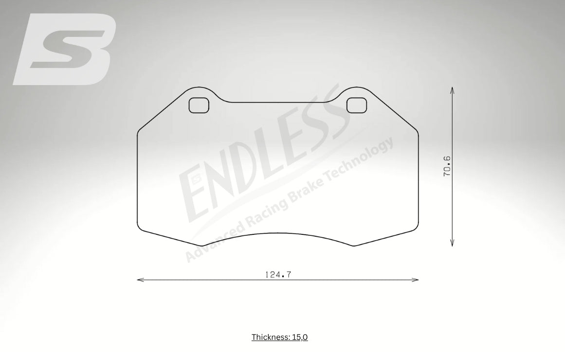 Endless Bremsbeläge Vorderachse für Alfa Romeo Art. A13910