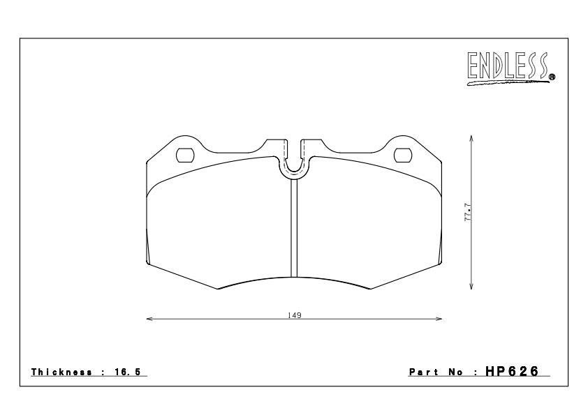 HP626 Hinterachse für Keramik Bremse