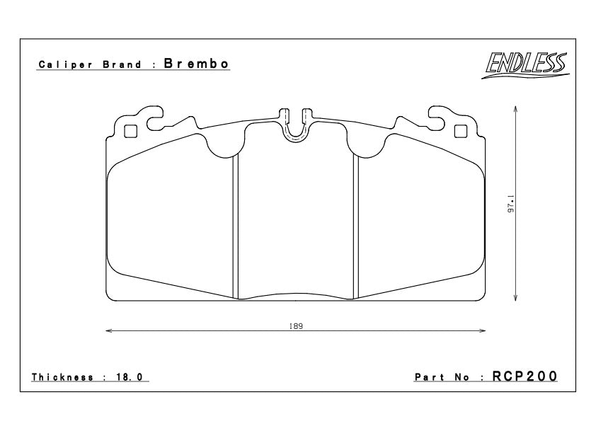 RCP200 Vorderachse für Keramik Bremse