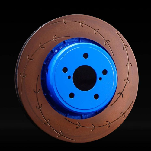 One-piece Endless E-Slit brake disc front axle