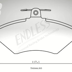 Endless Bremsbeläge Vorderachse für Seat Art. A13010
