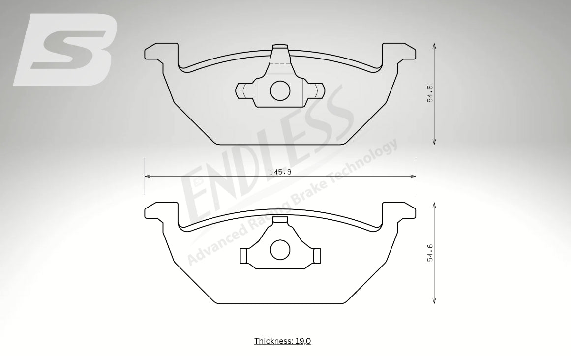 Endless Bremsbeläge Vorderachse für Seat Art. A13020