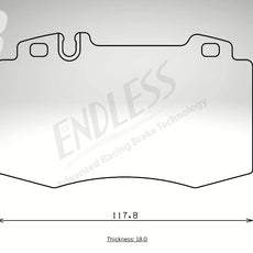 Endless Bremsbeläge Vorderachse für Mercedes Art. A13080