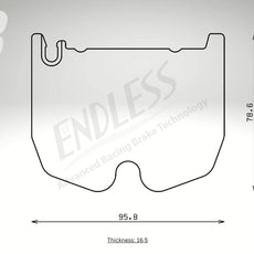 Endless Bremsbeläge Vorderachse für Mercedes Art. A13160