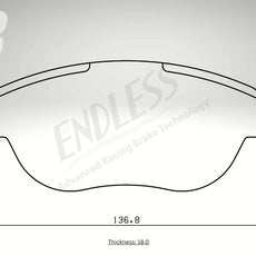 Endless Bremsbeläge Vorderachse für Citroen Art. A13190