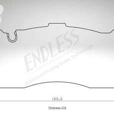 Endless Bremsbeläge Vorderachse für Mini Art. A13440