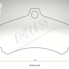Endless Bremsbeläge Vorderachse für Porsche Art. A13530K