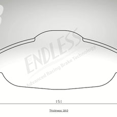 Endless Bremsbeläge Vorderachse für Peugeot Art. A13670