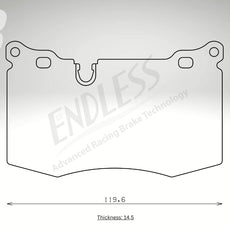 Endless Bremsbeläge Vorderachse für Mini Art. A13680