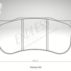 Endless Bremsbeläge Vorderachse für Ferrari Art. D13820