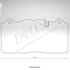 Endless Bremsbeläge Vorderachse für Chevrolet Art. A13850K