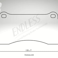 Endless Bremsbeläge Hinterachse für Lamborghini Art. A14270K