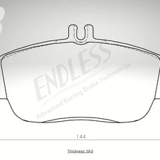 Endless Bremsbeläge Vorderachse für Infiniti Art. A23730