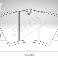 Endless Bremsbeläge Vorderachse für Ferrari Art. A23770K