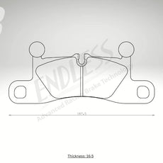 Endless Bremsbeläge Hinterachse für Audi Art. A24180