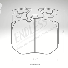 Endless Bremsbeläge Vorderachse für BMW Art. A33020