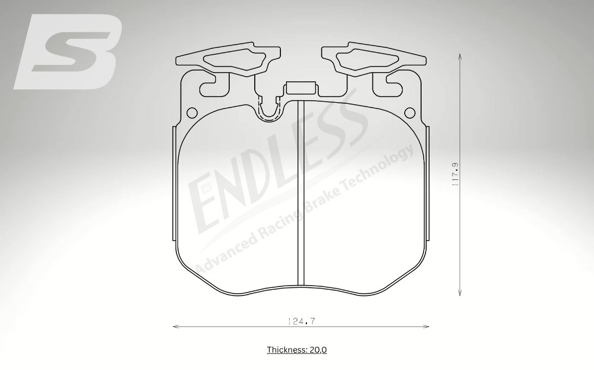 Endless Bremsbeläge Vorderachse für BMW Art. A33020