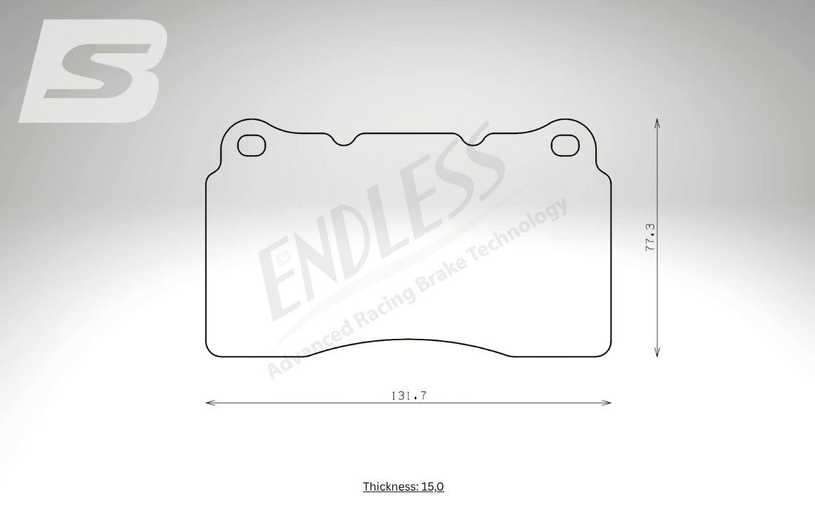 Endless Bremsbeläge Vorderachse für Chevrolet Art. B33570