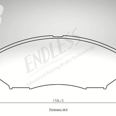 Endless Bremsbeläge Vorderachse für Renault Art. B33730