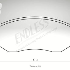 Endless Bremsbeläge Vorderachse für Subaru Art. B33860