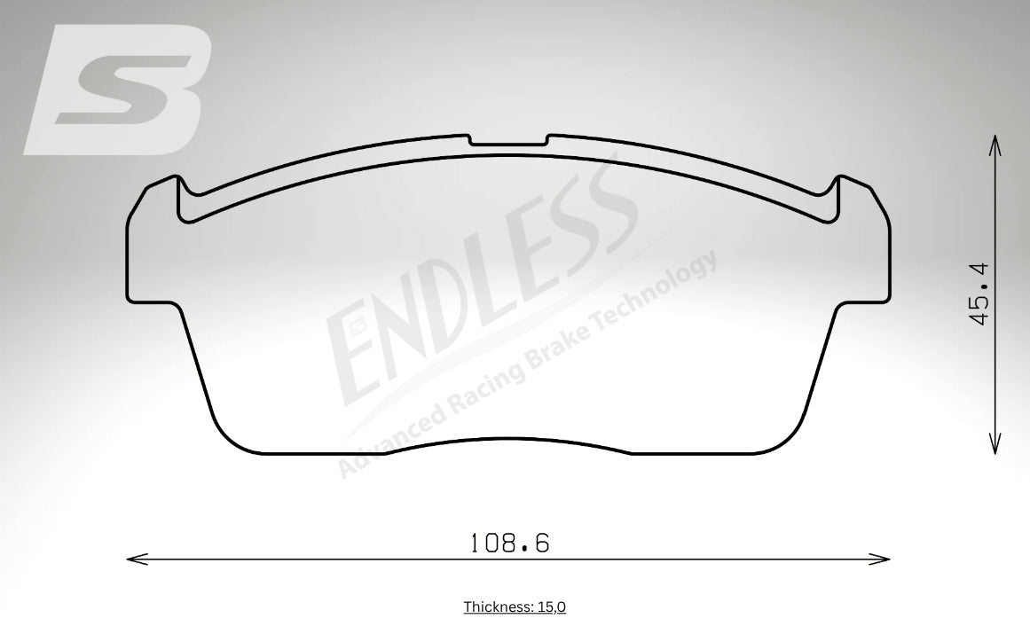 Endless Bremsbeläge Vorderachse für Suzuki Art. B33870