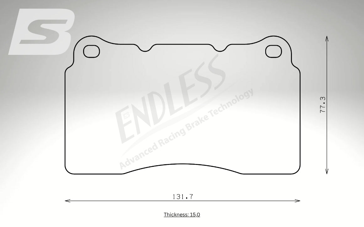 Endless Bremsbeläge Hinterachse für Chevrolet Art. B34570