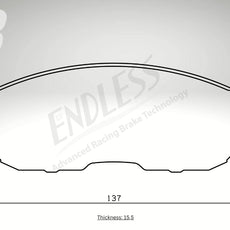 Endless Bremsbeläge Vorderachse für Renault Art. B43010