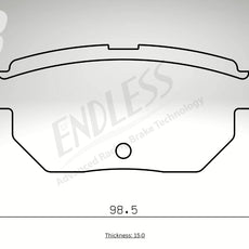 Endless Bremsbeläge Vorderachse für Lexus Art. B43340