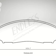 Endless Bremsbeläge Vorderachse für Lexus Art. B43360