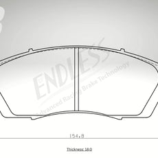 Endless Bremsbeläge Vorderachse für Honda Art. B43910
