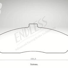 Endless Bremsbeläge Vorderachse für Chevrolet Art. C23800