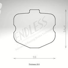 Endless Bremsbeläge Vorderachse für Chevrolet Art. C53130