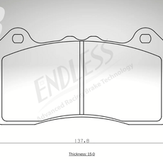 Endless Bremsbeläge Vorderachse für Ford Art. C73440