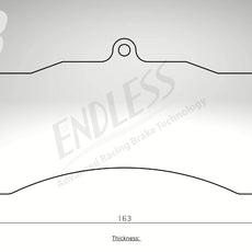 Endless Bremsbeläge Vorderachse für McLaren Art. D03720