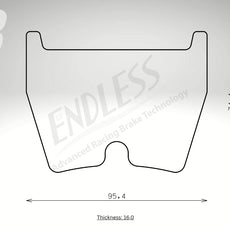 Endless Bremsbeläge Vorderachse für Lamborghini Art. D03820