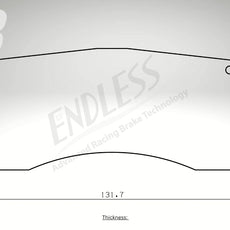 Endless Bremsbeläge Hinterachse für McLaren Art. D04020