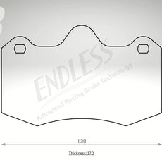 Endless Bremsbeläge Vorderachse für Seat Art. D13000