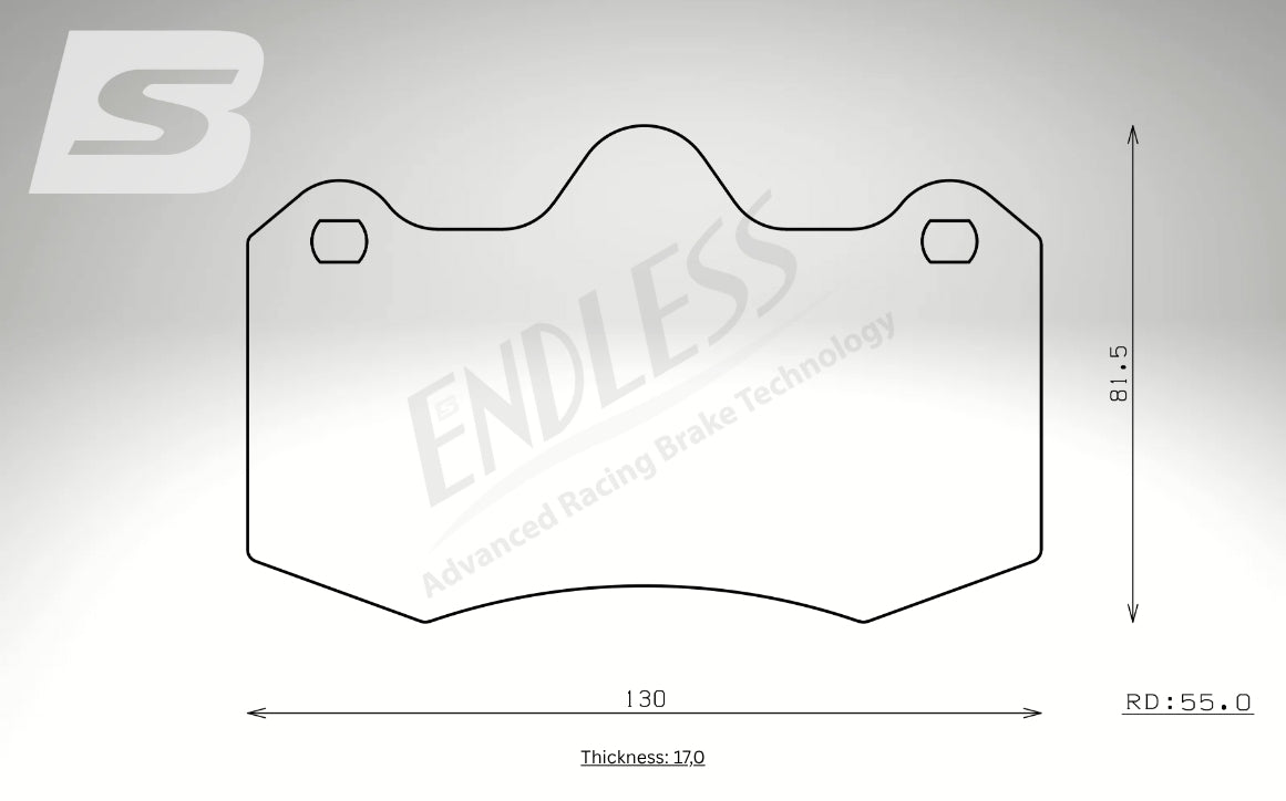 Endless Bremsbeläge Vorderachse für Seat Art. D13000