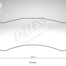 Endless Bremsbeläge Vorderachse für Lamborghini Art. D13130