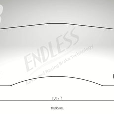 Endless Bremsbeläge Vorderachse für Peugeot Art. D13390